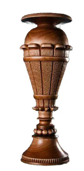 “Royal Pedestal” – Handcrafted Wooden Decorative Stand[A20]