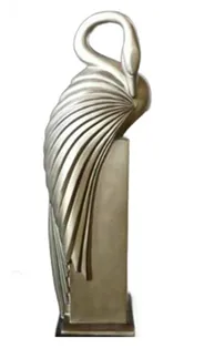 “Silent Grace” – Abstract Figurative Wooden Sculpture[A37]