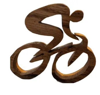 “Flow in Motion” – Symbolic Wooden Cycling Sculpture[A53]