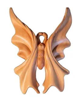 “Soul in Flight” – Abstract Angelic Butterfly Wooden Art Piece[A63]
