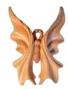 “Soul in Flight” – Abstract Angelic Butterfly Wooden Art Piece[A63]