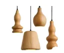 Mixed-Shape Wooden Pendant Lights[L9]