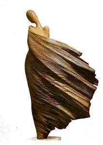 “WhirlSpirit” – Dynamic Handcrafted Wooden Motion Sculpture[A17]