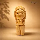 Wooden Meditative Human Figure[A11]