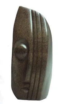 “Echo Face” – Handcrafted Abstract Wooden Mask Sculpture[A16]