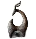 “Eternal Curve” – Handcrafted Abstract Wooden Sculpture[A18]