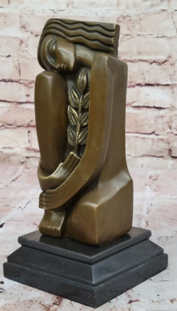 “Harvest Calm” – Figurative Wooden Sculpture[A36]