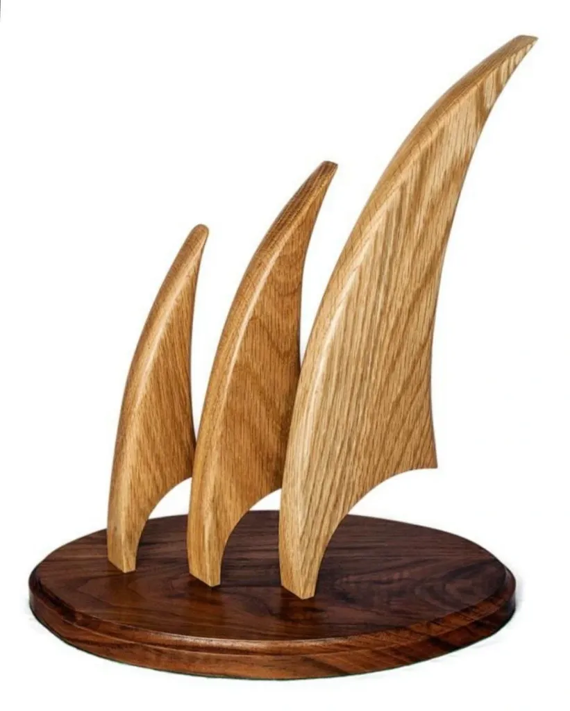 “Wind Blades” – Modern Wooden Art Sculpture[A42]