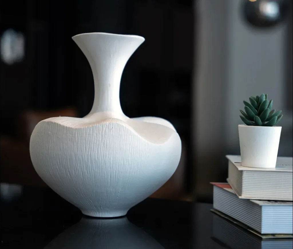 “Vessel of Calm” – Contemporary Wooden Art Form[A52]