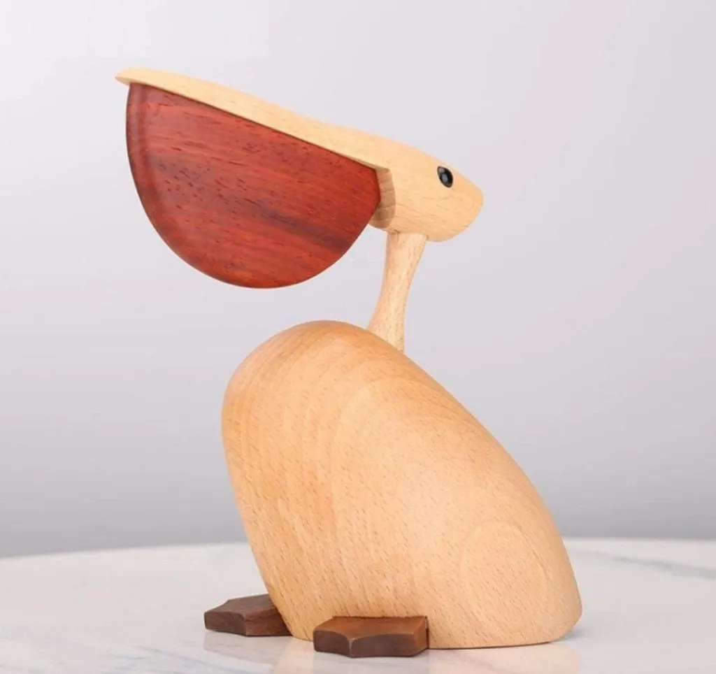“Curious Balance” – Playful Wooden Bird Sculpture[A97]