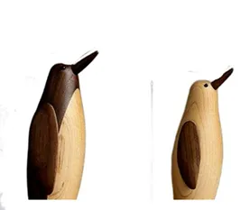 “Twin Beaks” – Minimalist Wooden Bird Figurines [ 2 PEICE ] [A117]