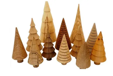 “Forest Calm” – Handcrafted Wooden Tree Décor Set[A118]