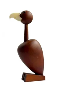 “Sentinel Bird” – Abstract Wooden Bird Sculpture[A121]