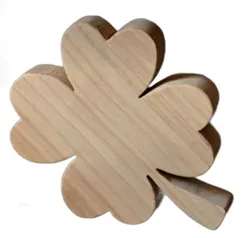 “Lucky Leaf” – Wooden Clover Décor Accent[A127]