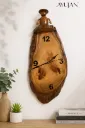 "Bark & Time" Handmade Live Edge Wooden Wall Clock [C41]
