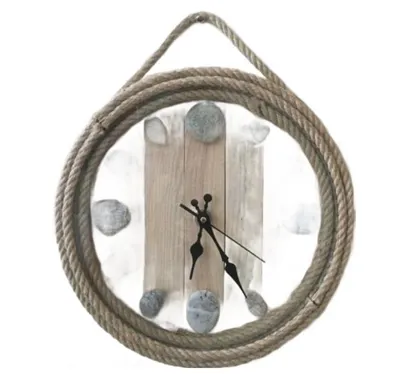 Driftwood and Rope Wall Clock[C13]
