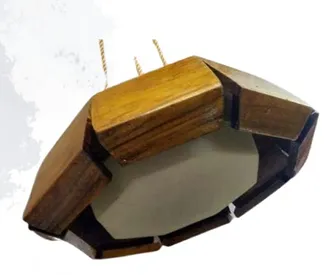 Brutalist Wood Pendant Light / Chandelier [ L2 ]