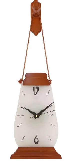 Teardrop Wall Clock with Rope Hanger[C30]